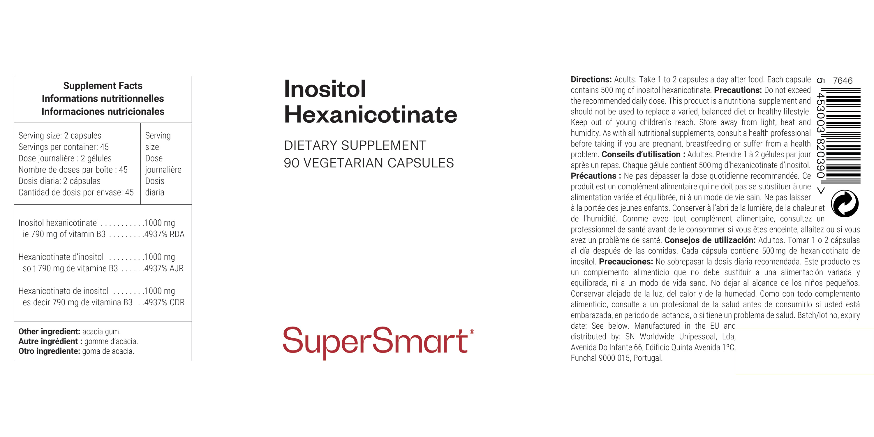 Inositol Hexanicotinate Integratore