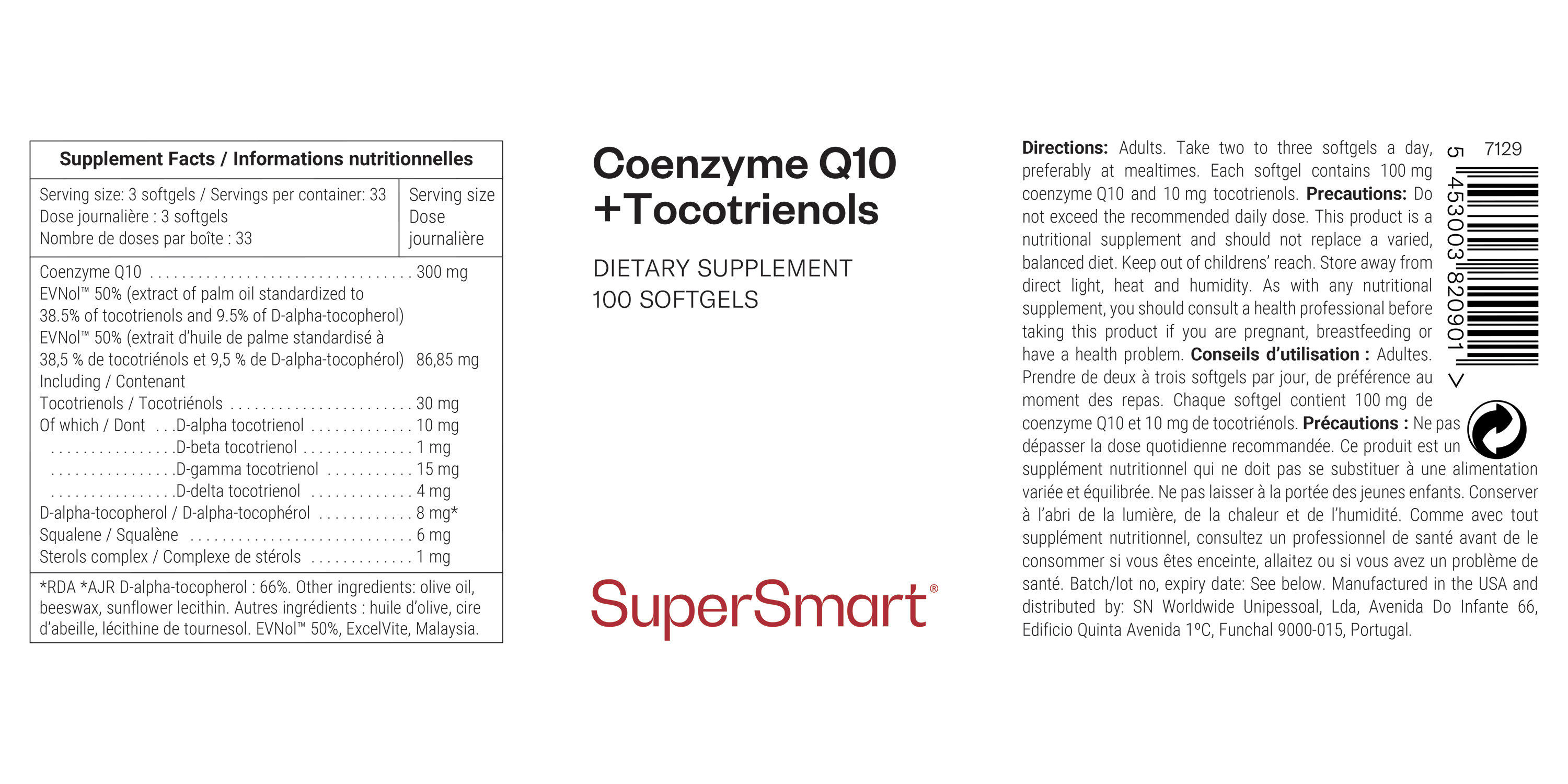 CoQ10 + Tocotrienols