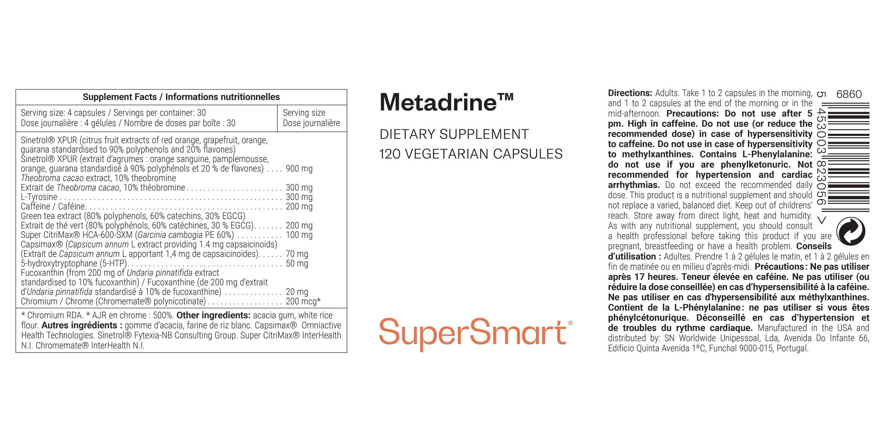 Metadrine ™ complemento dietético