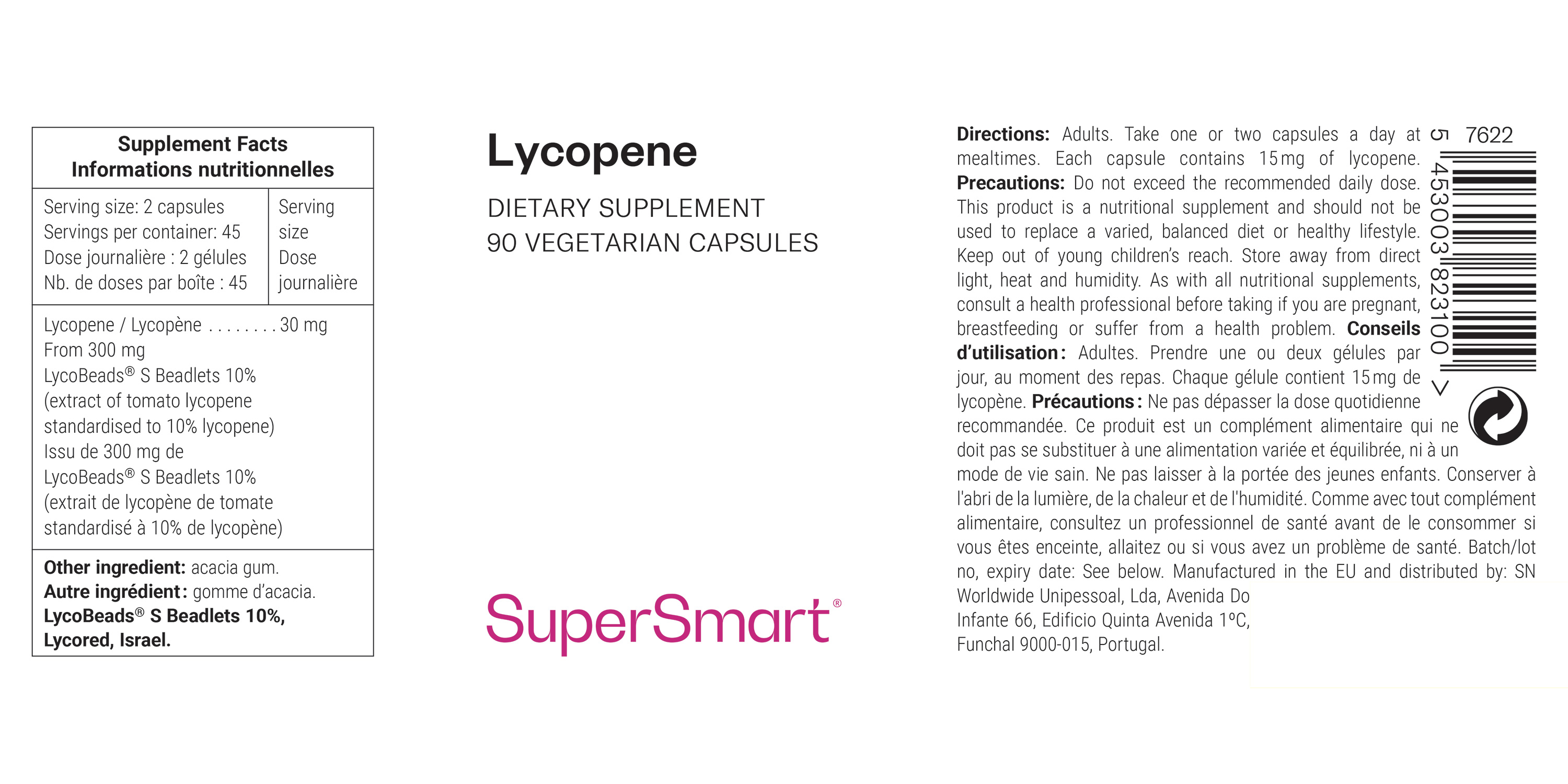 Complément Alimentaire de Lycopène