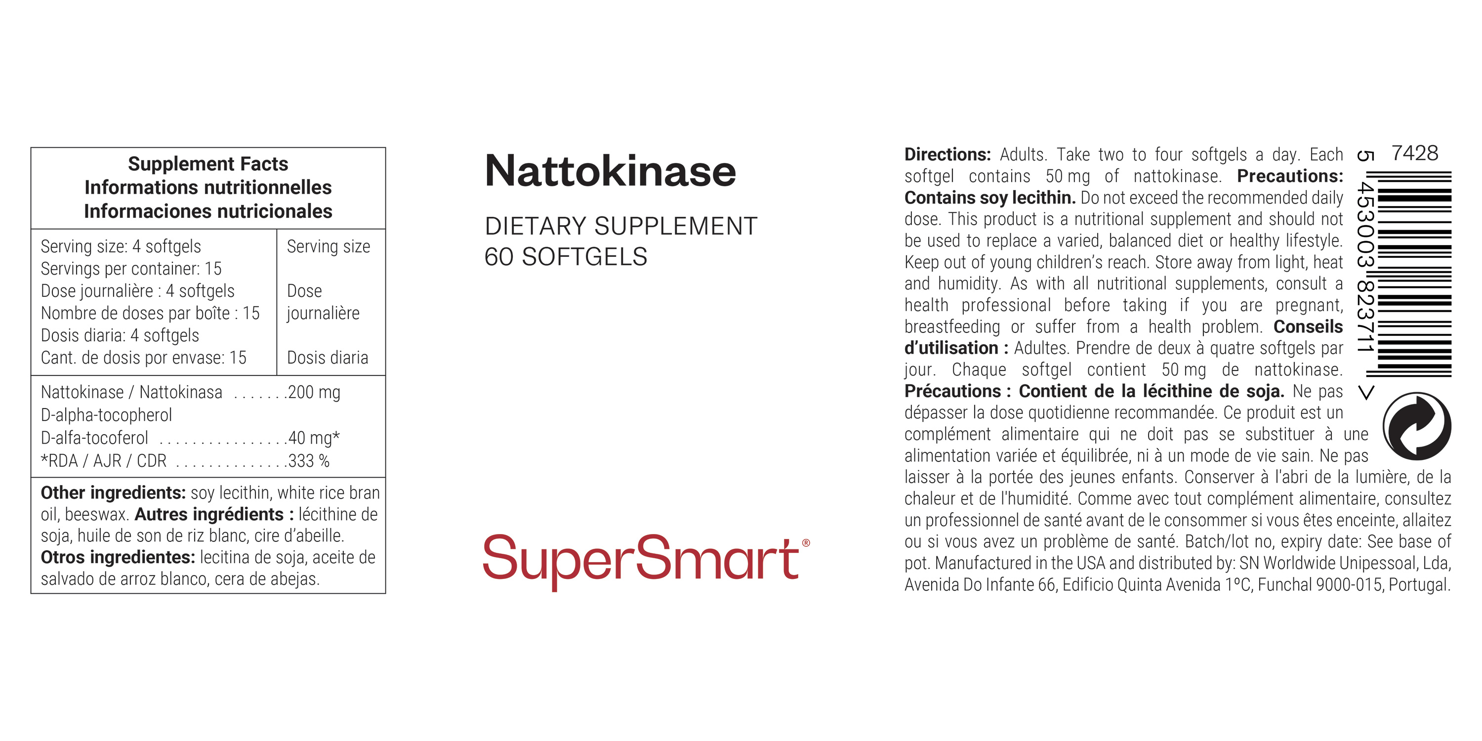 Ergänzung von Nattokinase 