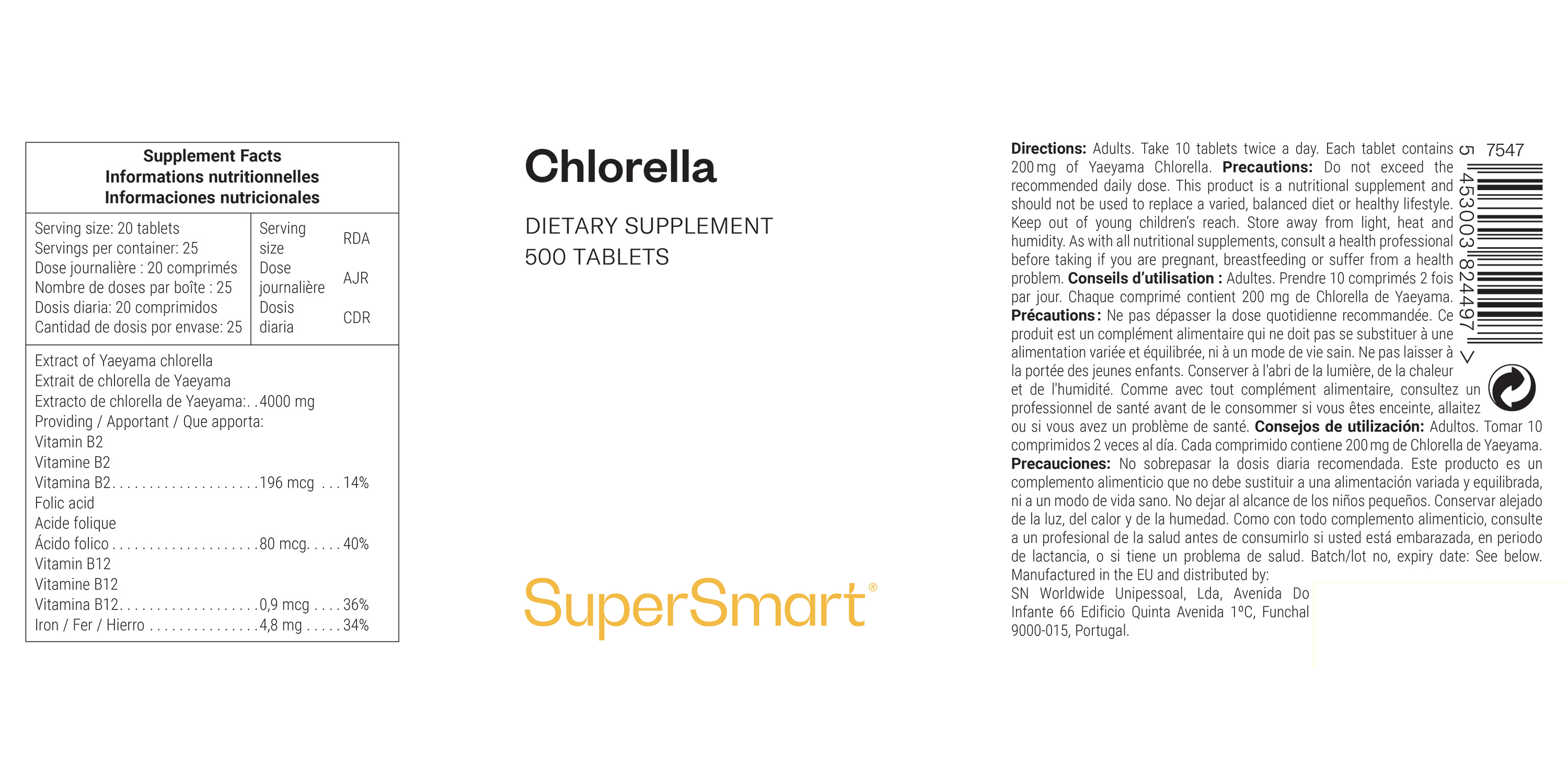 Chlorella Supplement