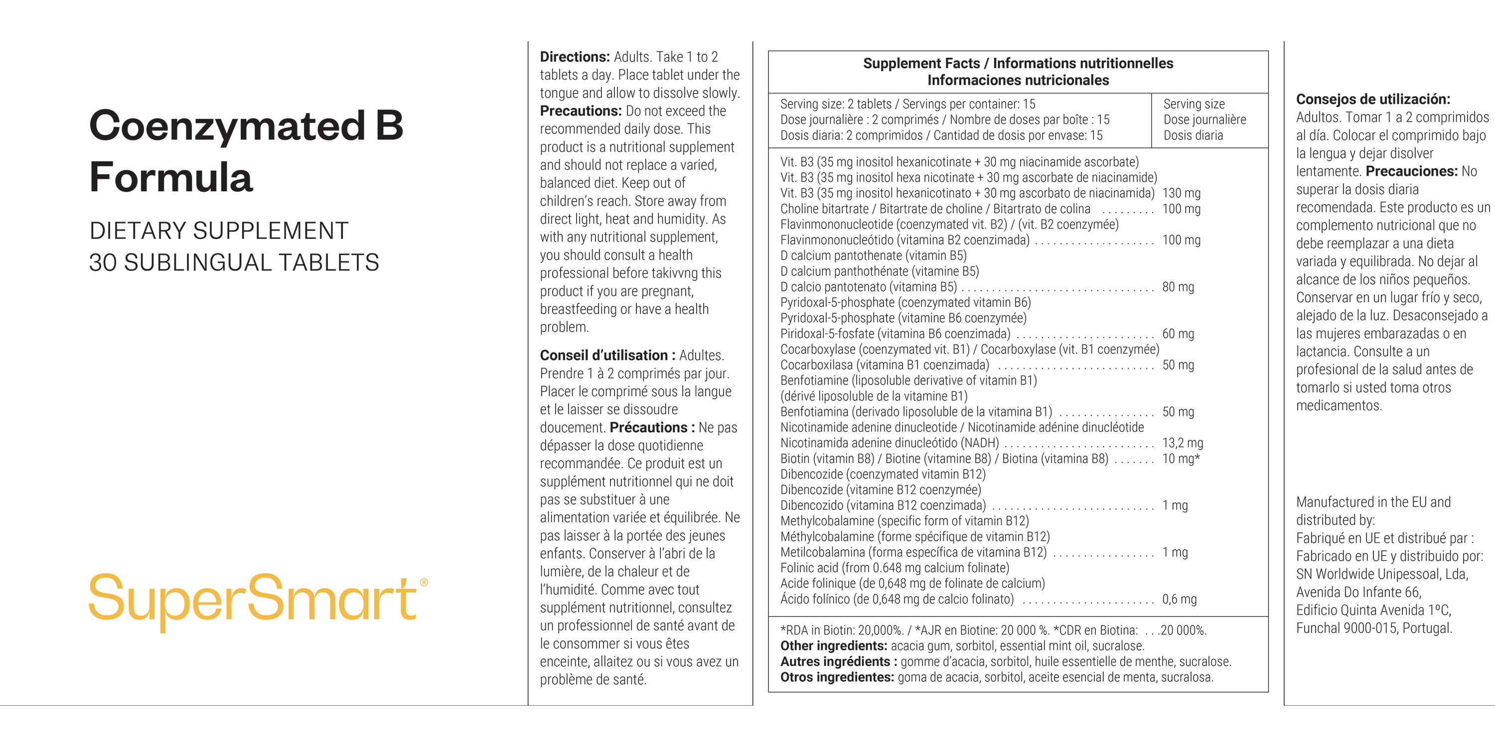 Supplément Coenzymated B Formula