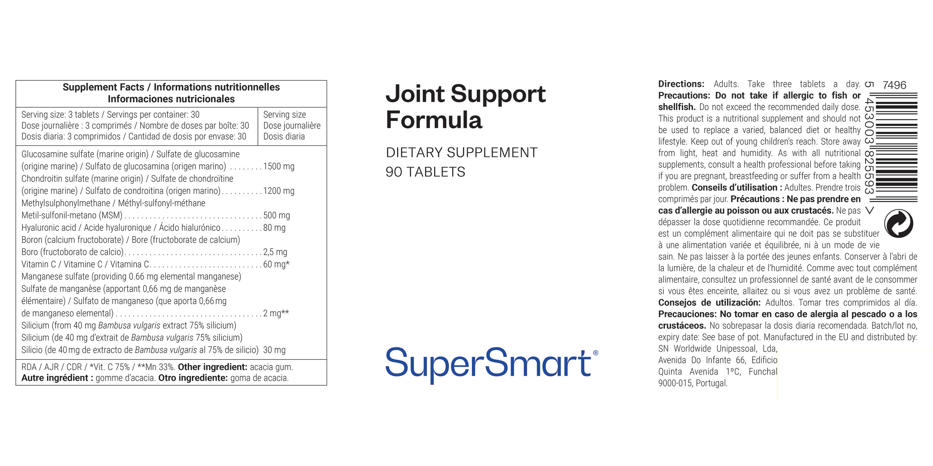 Joint Support Formula 