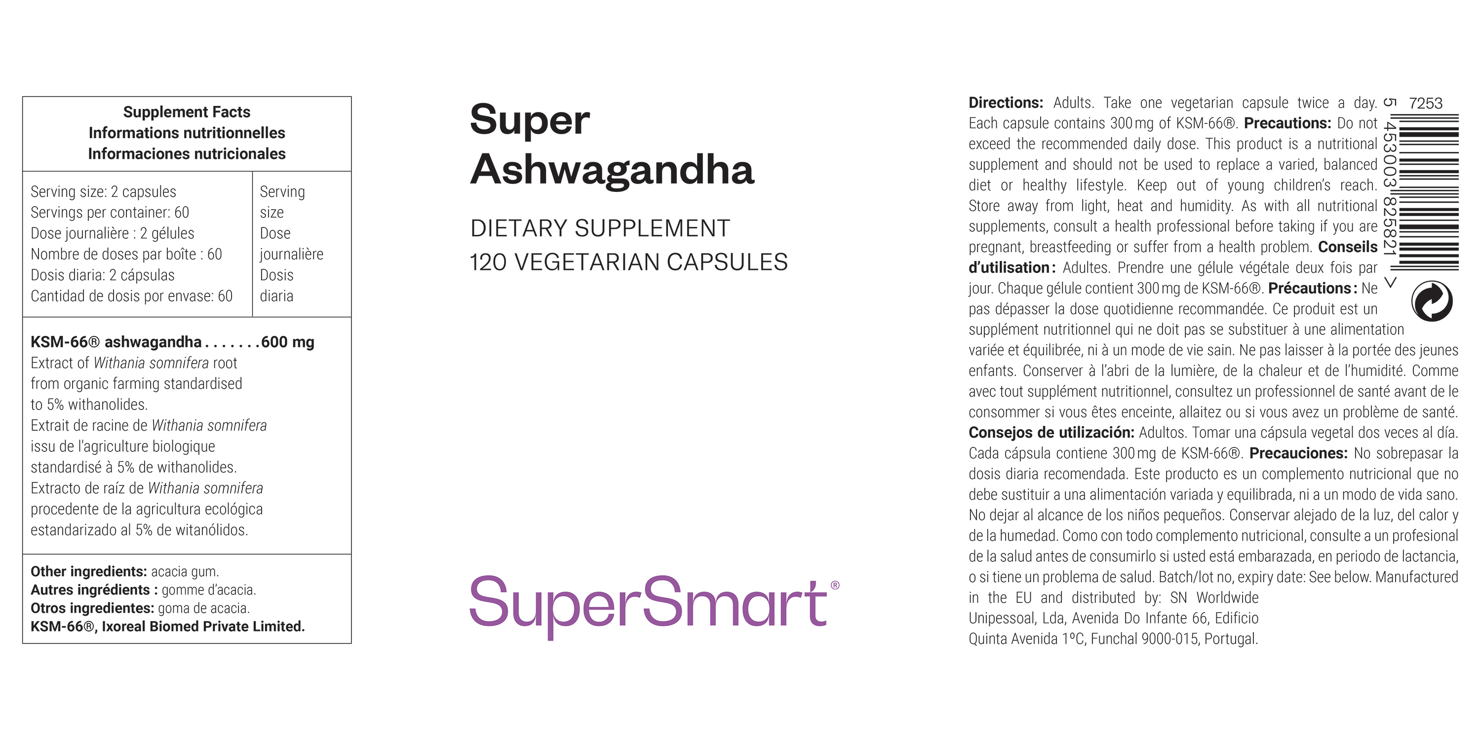 Super Ashwagandha - Complemento