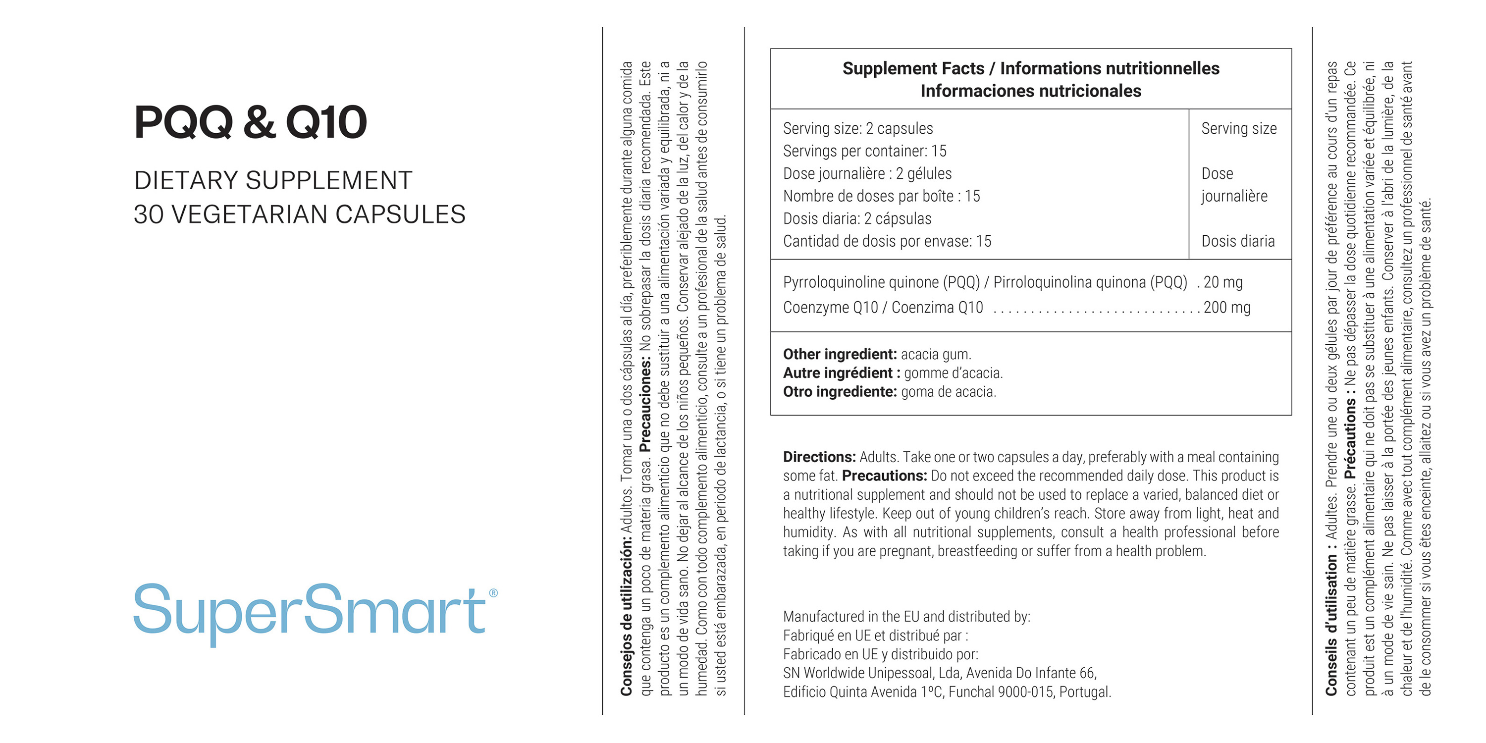 PQQ & Q10 Supplement