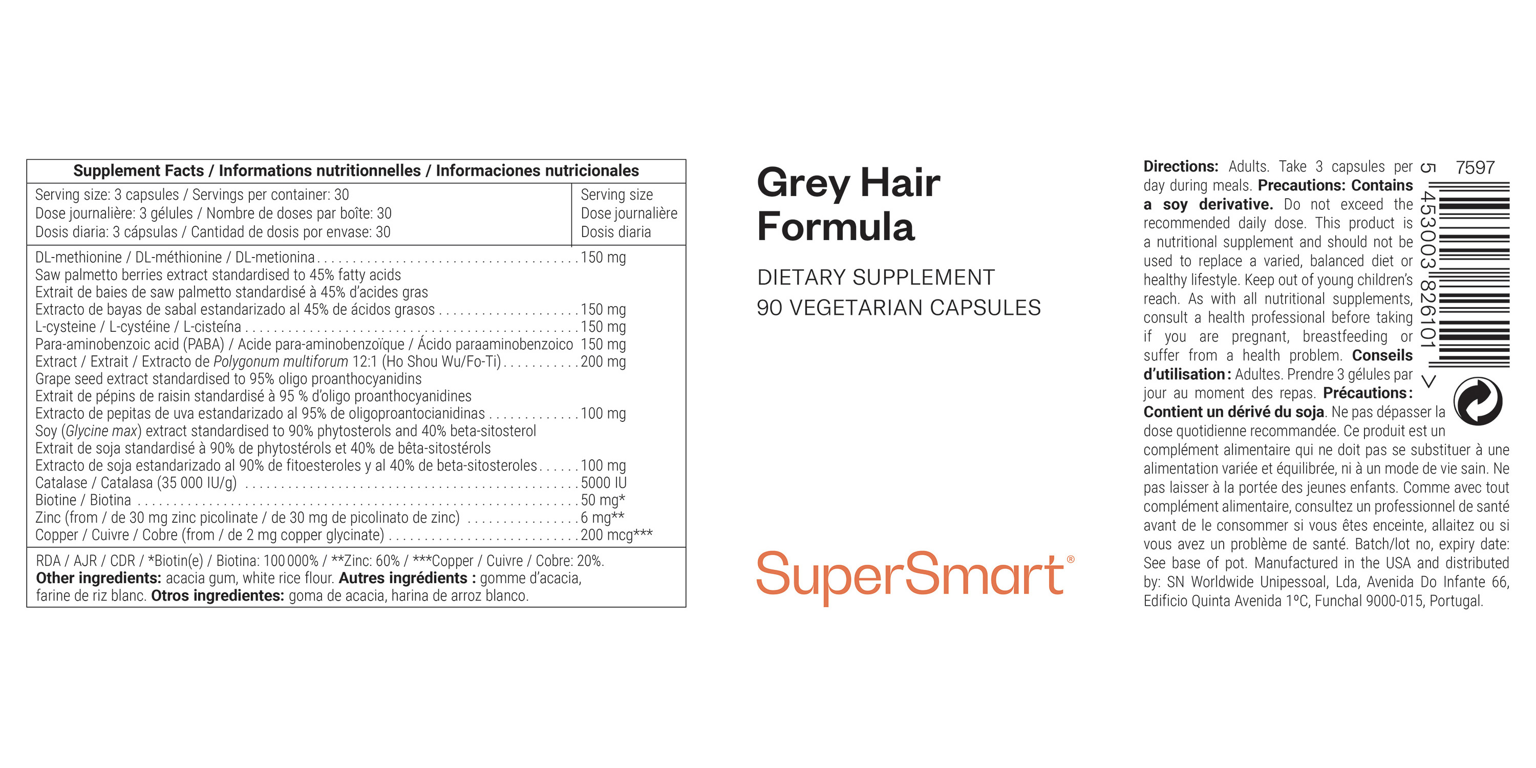 Grey Hair Formula Supplement