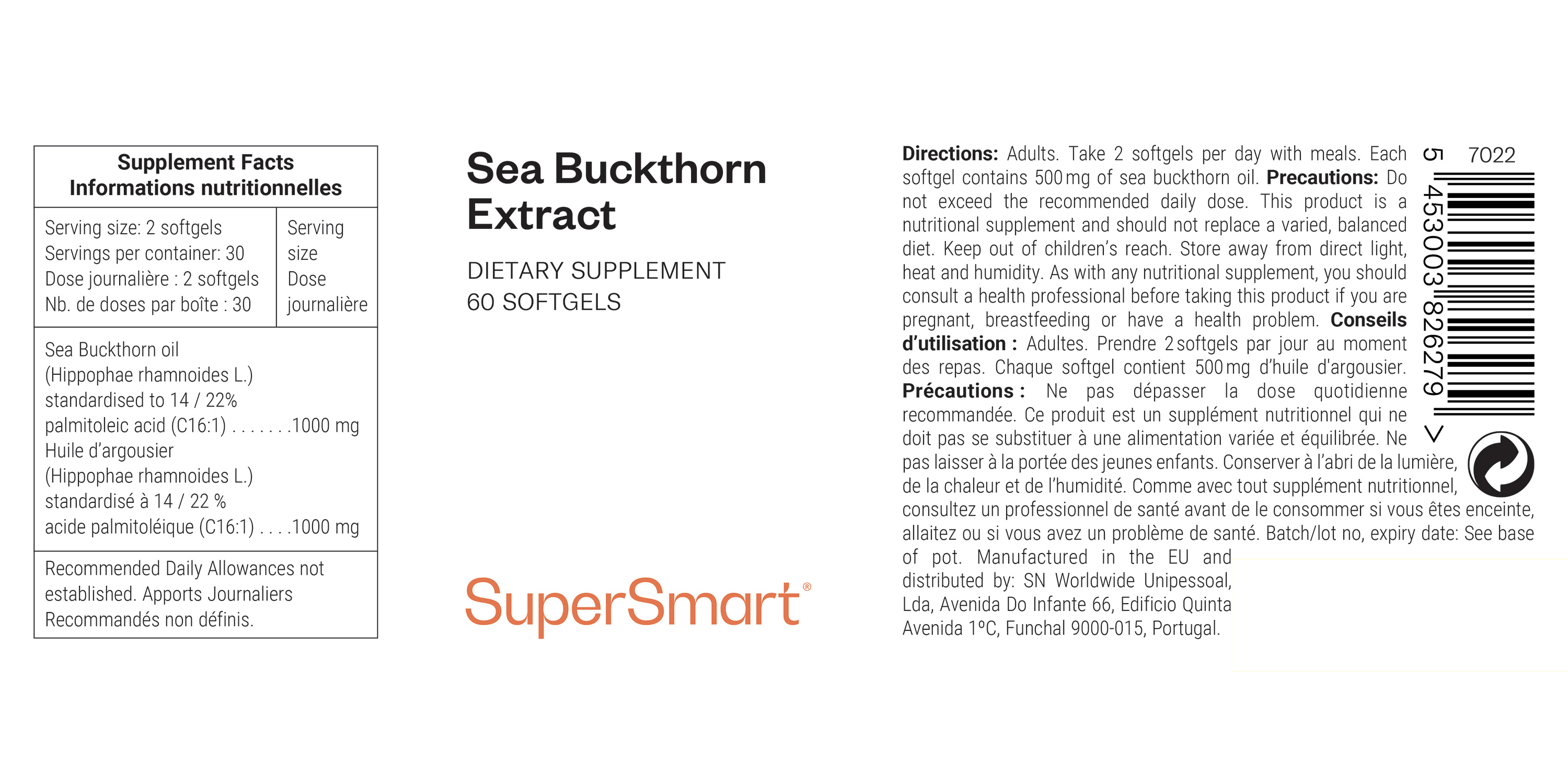 Sea Buckthorn Extract Formula