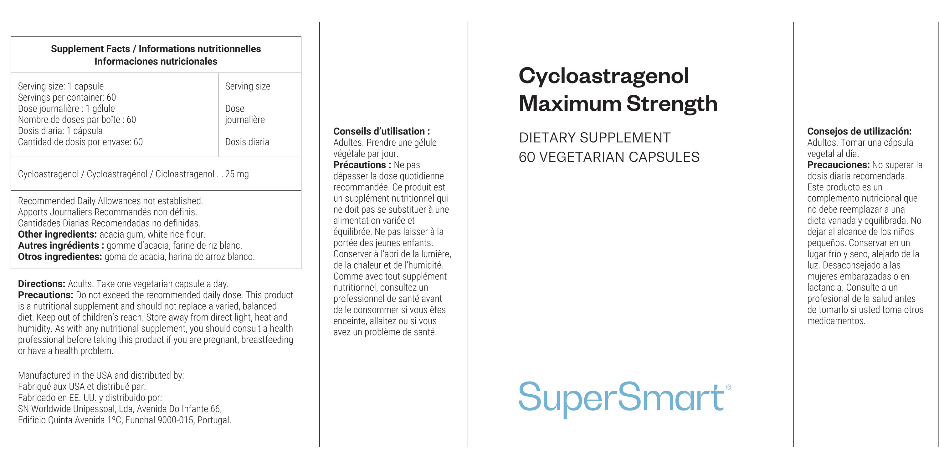 CycloAstragenol Maximum Strength Supplement