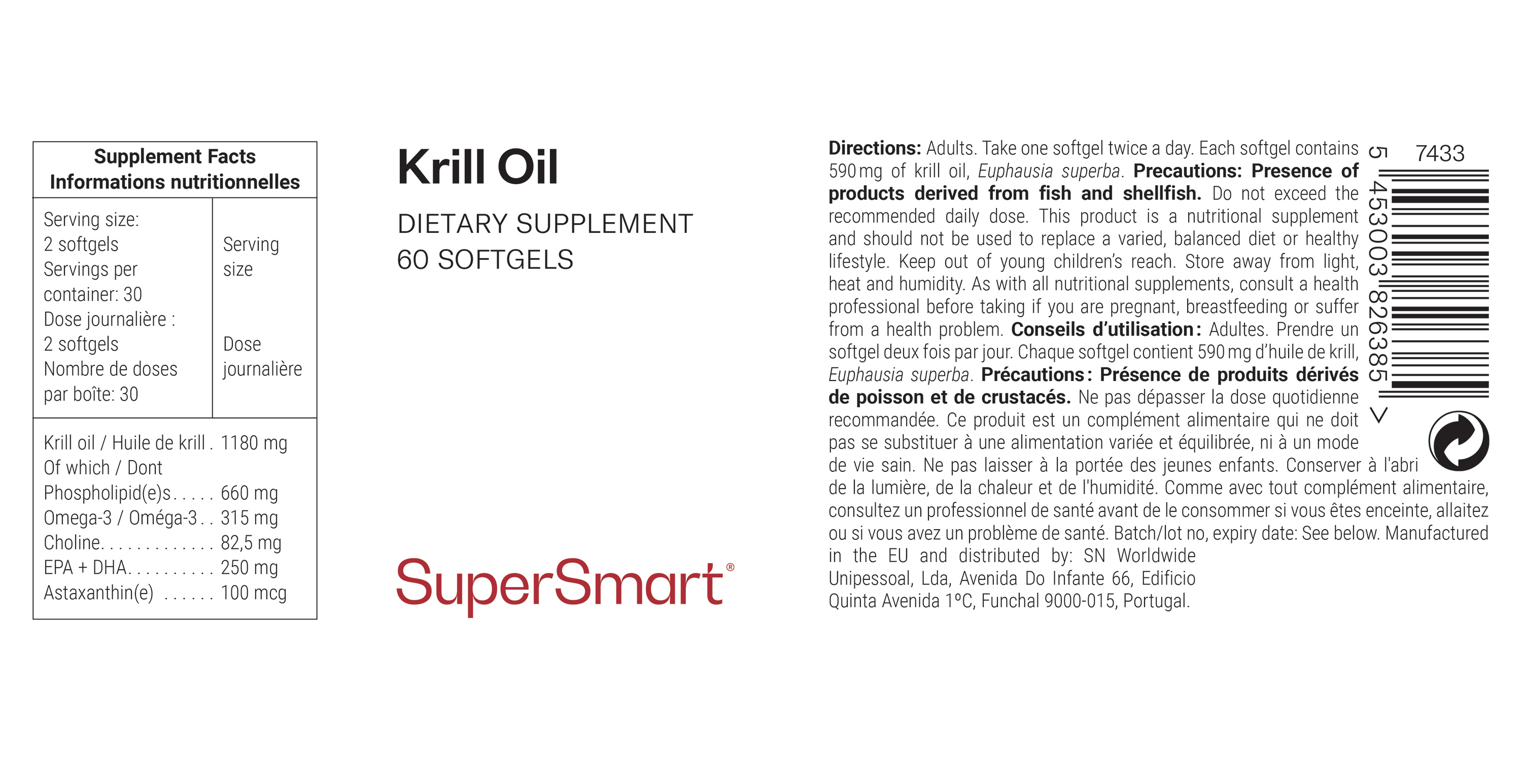 Suplemento de aceite de krill