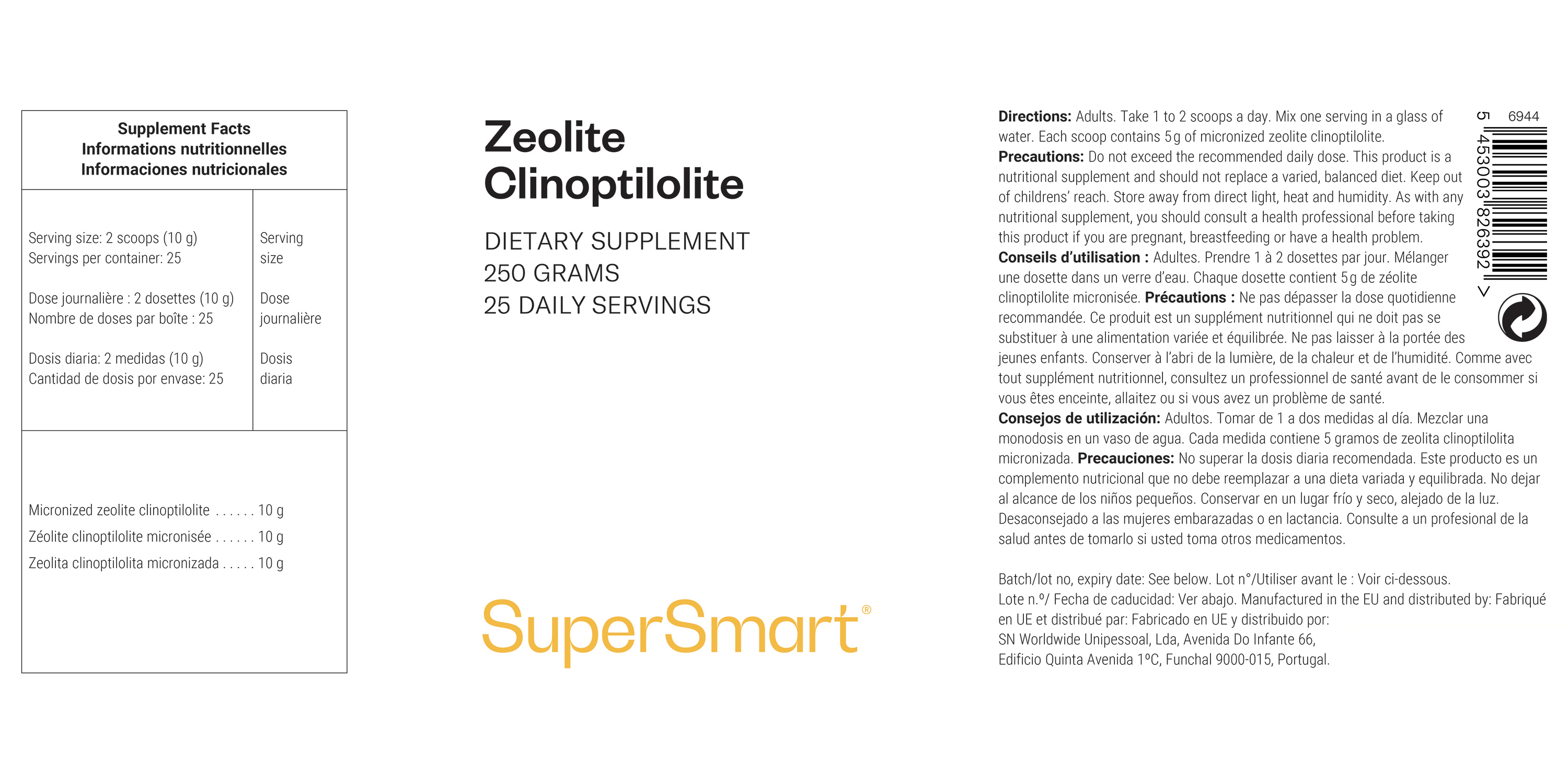 Zeolite Clinoptilolite Integratore