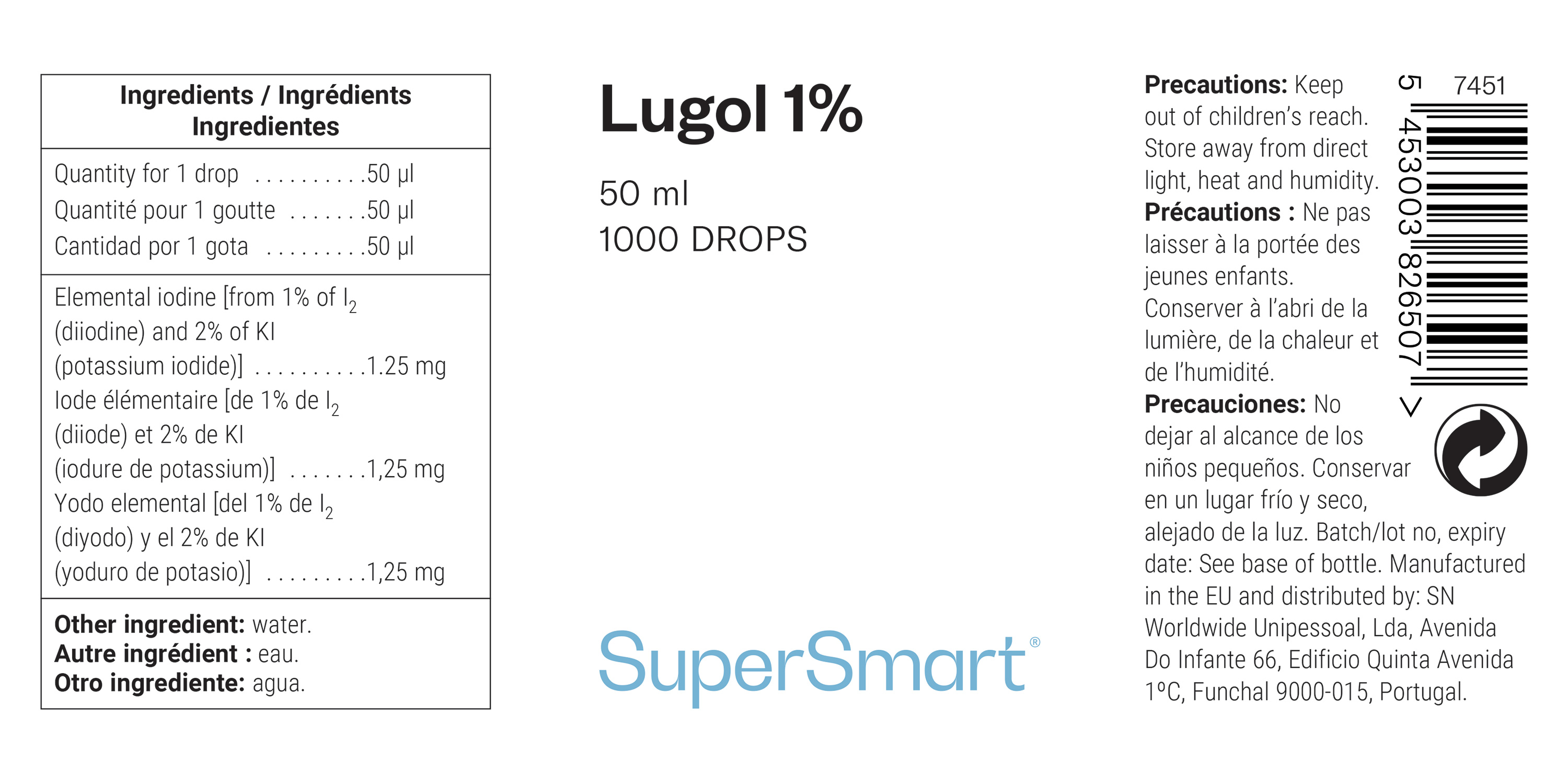 Complemento Natural de yodo