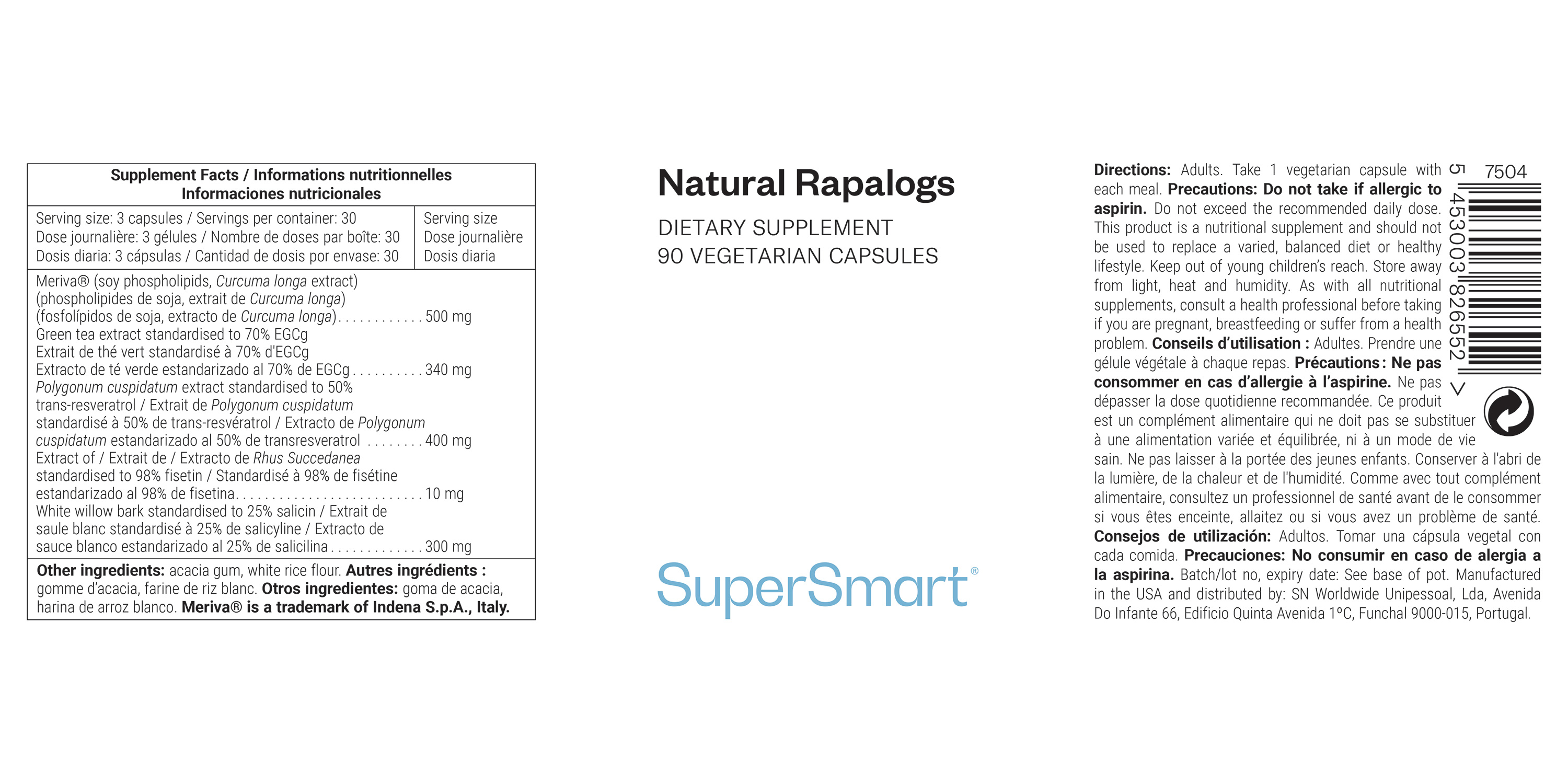 Natural Rapalogs Supplement