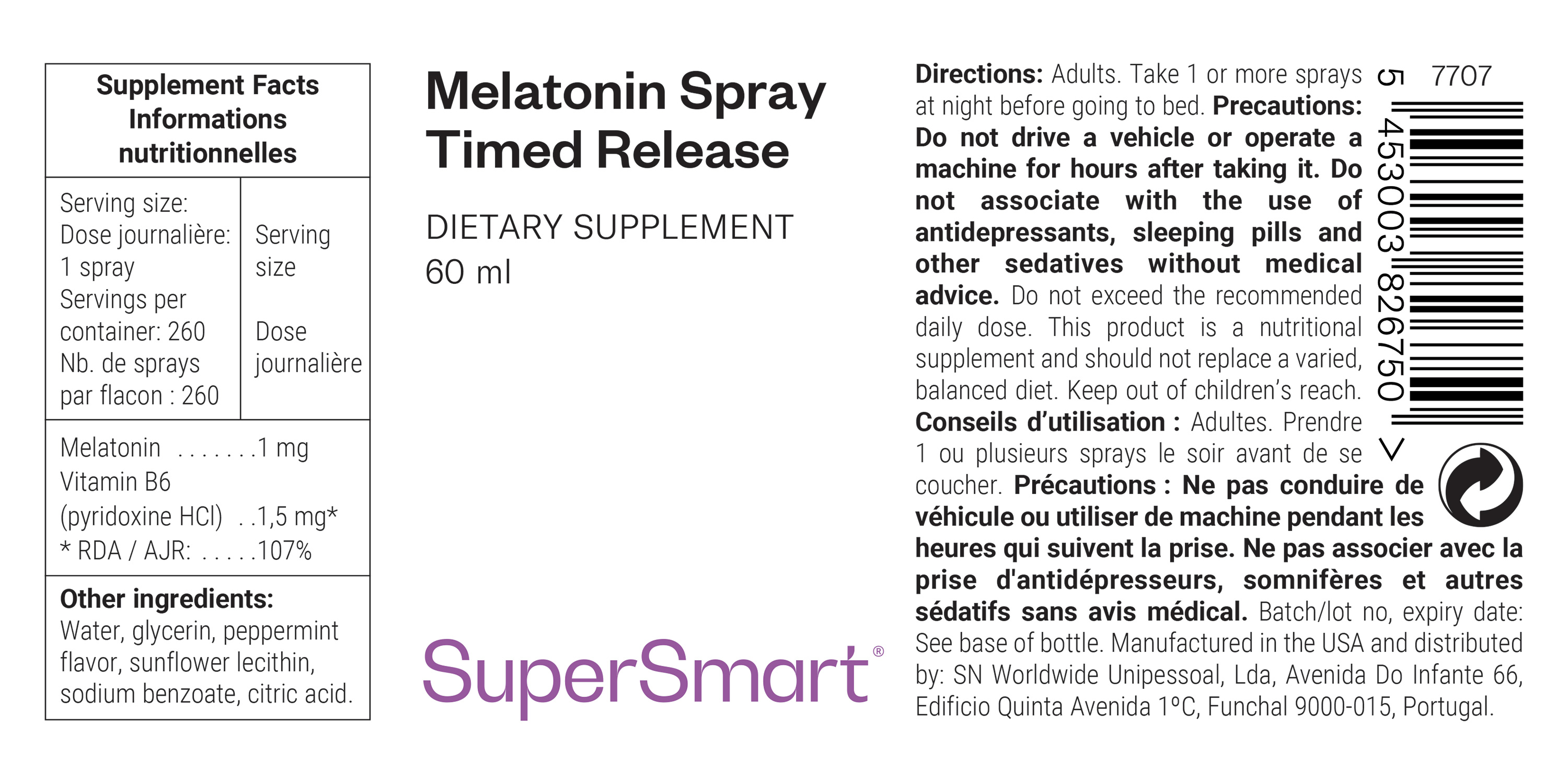 Melatonin Spray