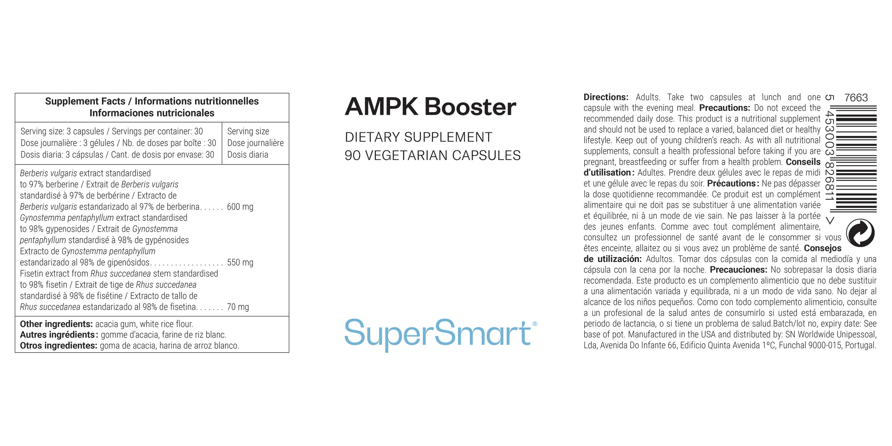 Suplemento estimulante de la AMPK