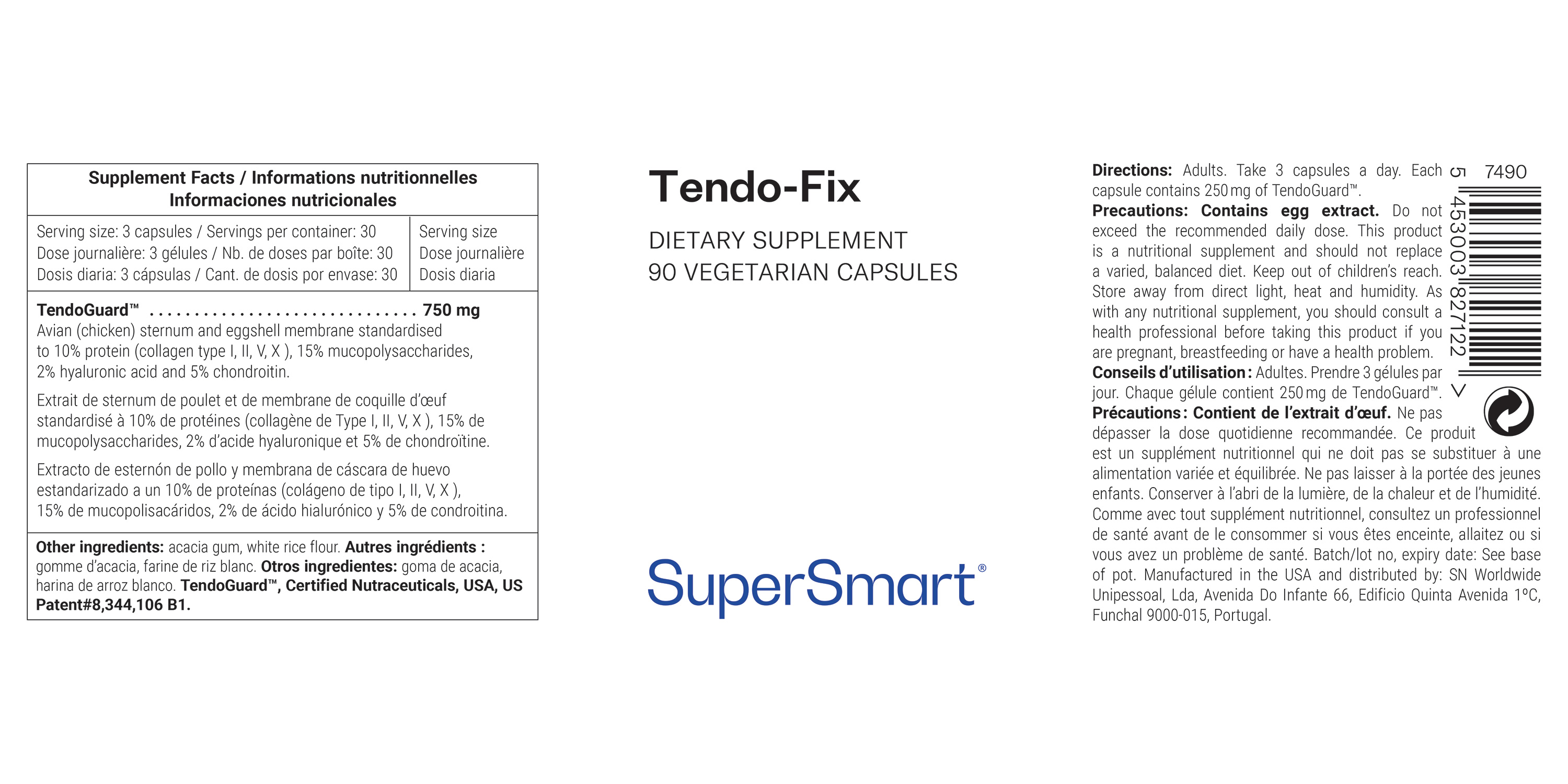 Suplemento para los tendones