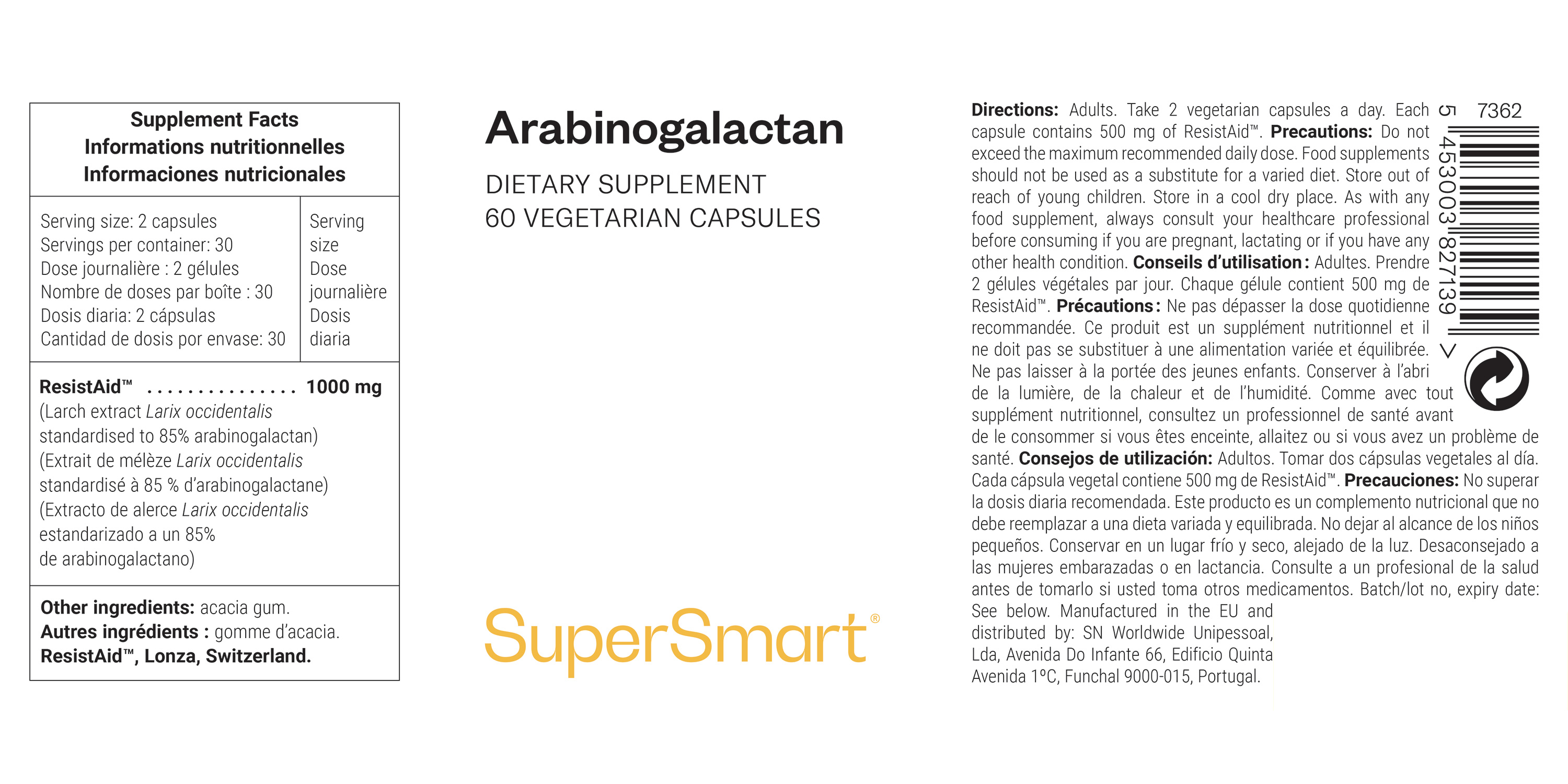 Arabinogalactan Supplement