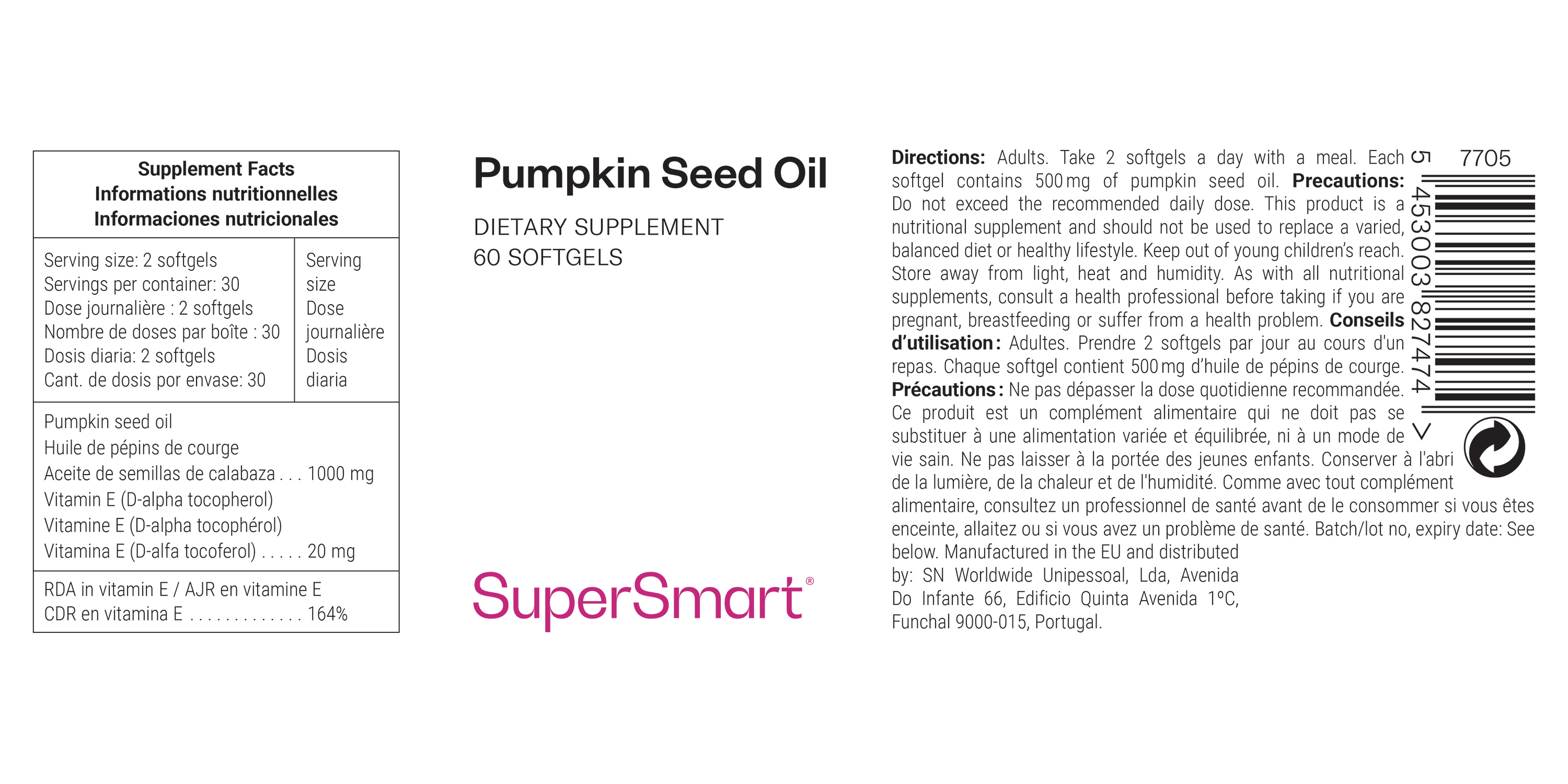 Pumpkin Seed Oil Integratore