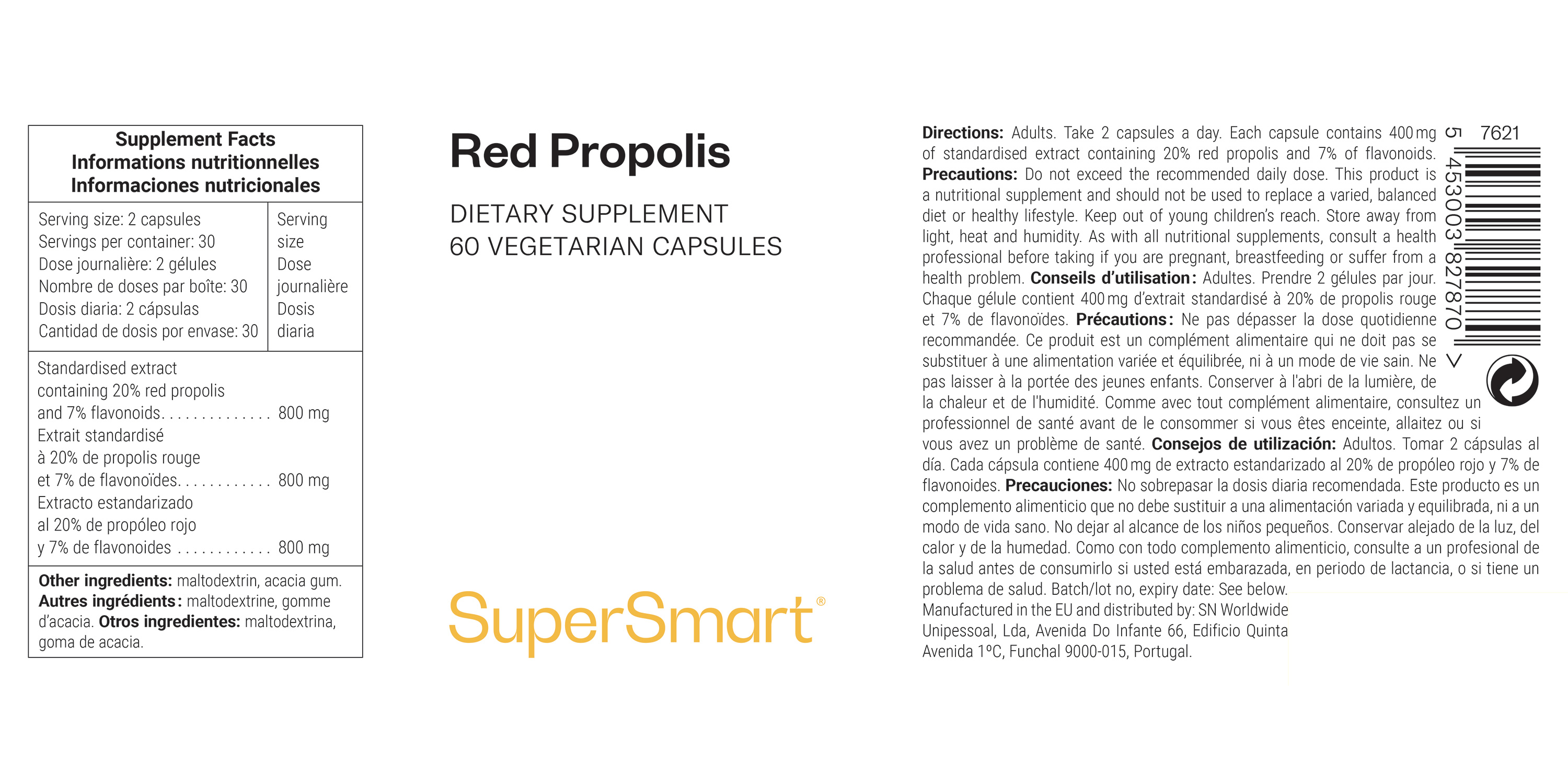 Red Propolis Supplement