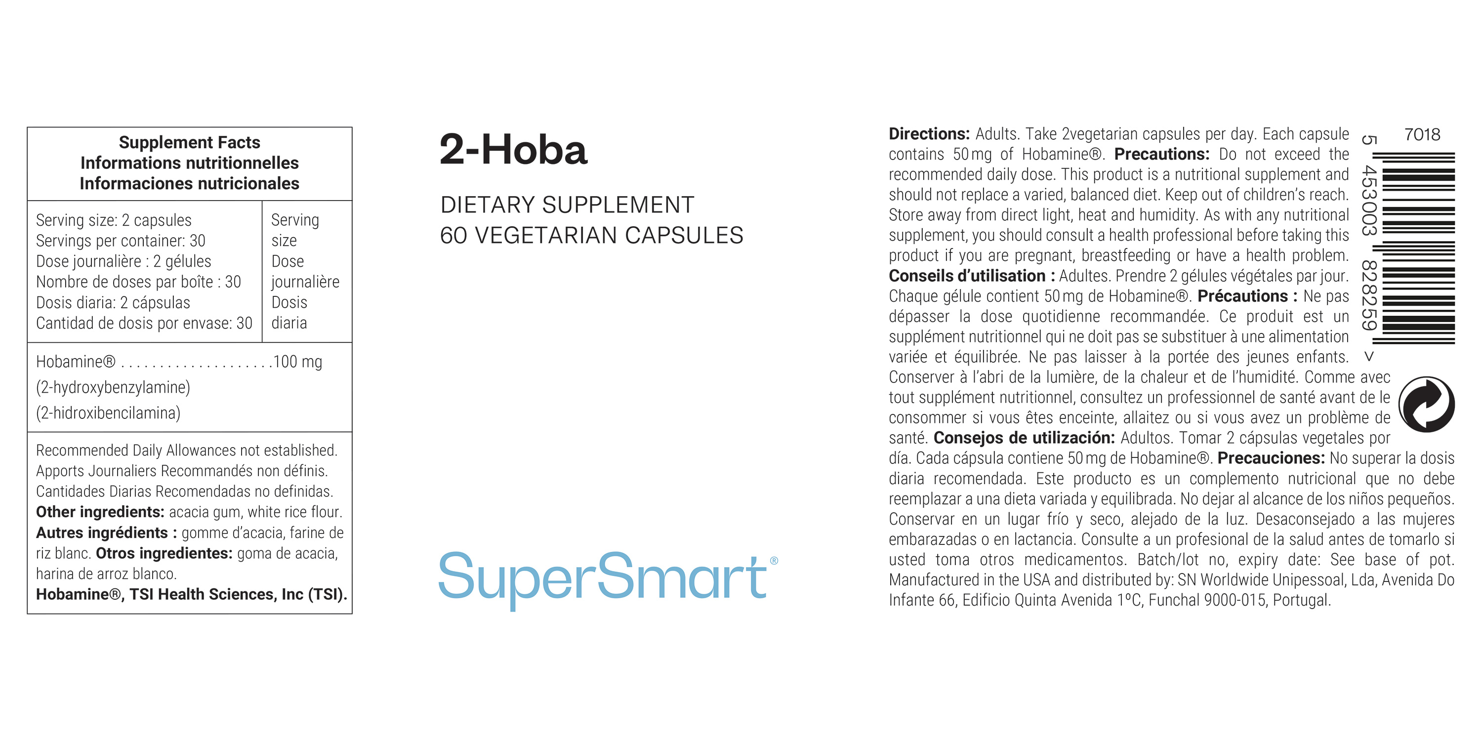 Hobamine (2-HOBA) supplement