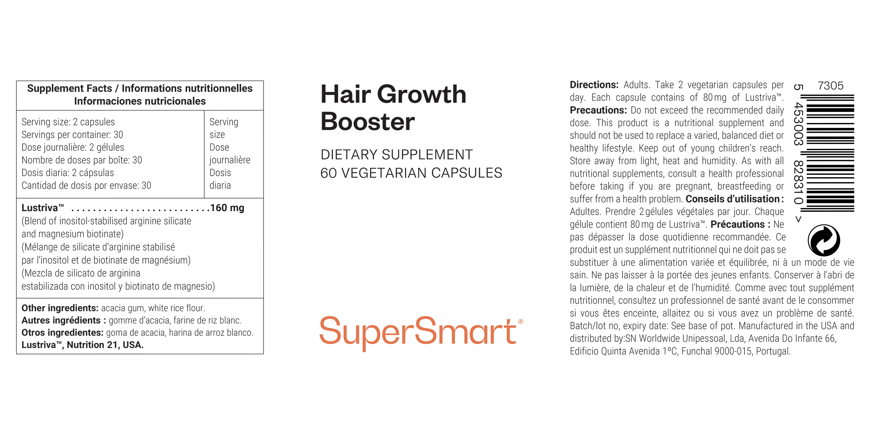 Supplement for hair growth