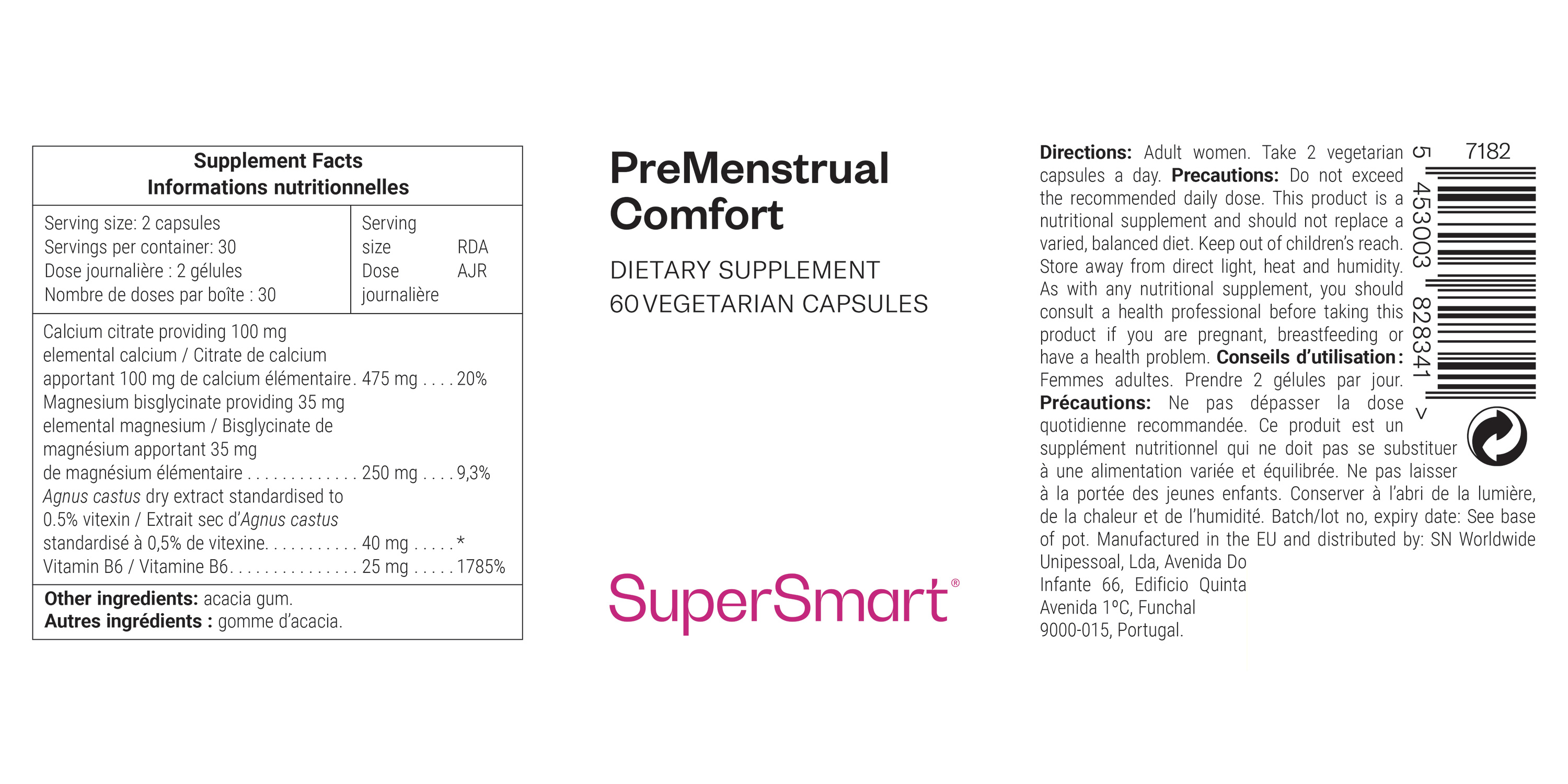 Complemento alimenticio para el SPM