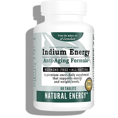 Indium Energy, hormone free natural anti-aging formula