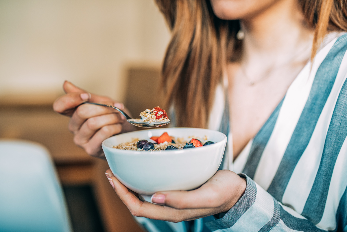 Gesundes und entzündungshemmendes Frühstück