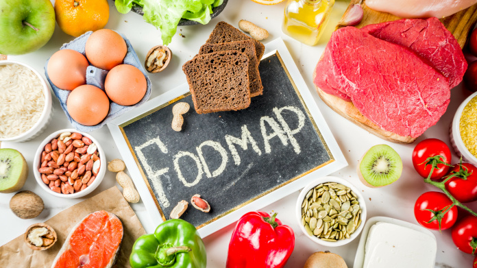 Dieta FODMAP con vari alimenti